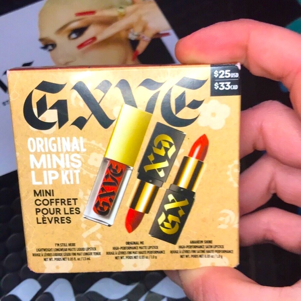 💋Gvxe Beauty by Gwen Stefani Original Minis 3 Pc Lmt ed Lipstick Trio 💄